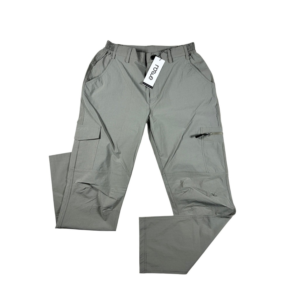 Rowe Women Olive Green Cargo Hiking Pants 28x30 Ripstop Nylon Spandex 701001